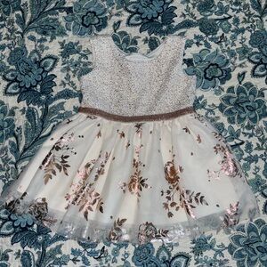 Children’s Place dress gold 18-24m